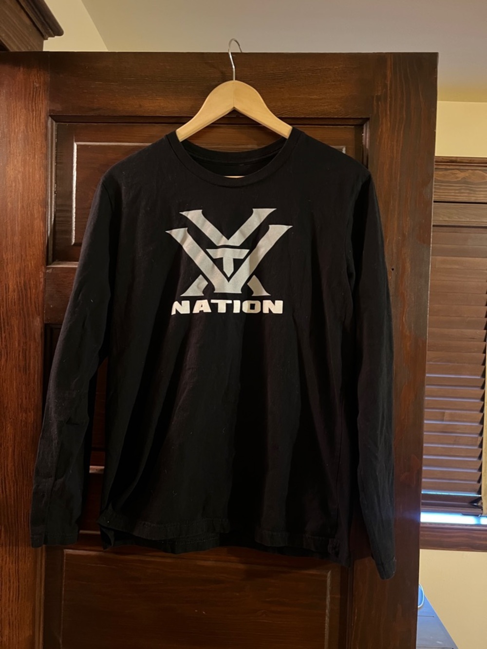 Vortex Nation Black Long-Sleeve Shirt